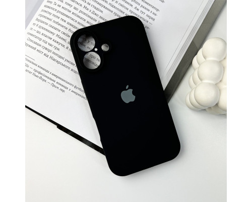 Чохол для смартфона Silicone Full Case AA Camera Protect for Apple iPhone 16 14,Black (FullAAi16-14)