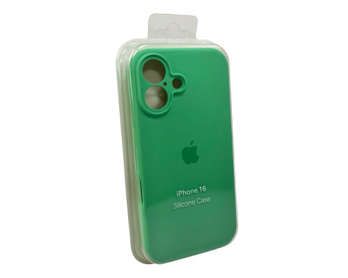 Чохол для смартфона Silicone Full Case AA Camera Protect for Apple iPhone 16 30,Spearmint (FullAAi16-30)