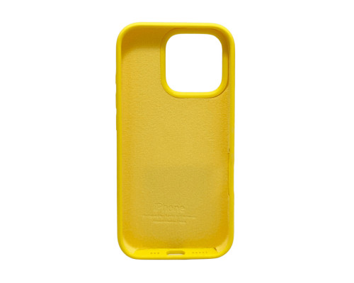 Чохол для смартфона Silicone Full Case AA Open Cam for Apple iPhone 16 Pro 4,Yellow (FullOpenAAi16P-4)
