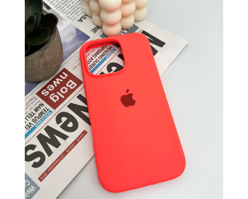 Чохол для смартфона Silicone Full Case AA Open Cam for Apple iPhone 16 Pro 43,Berry Red (FullOpenAAi16P-43)