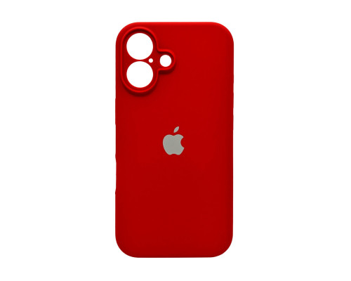Чохол для смартфона Silicone Full Case AA Camera Protect for Apple iPhone 16 21,Rose Red (FullAAi16-21)