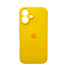Чохол для смартфона Silicone Full Case AA Camera Protect for Apple iPhone 16 33,Canary Yellow (FullAAi16-33)