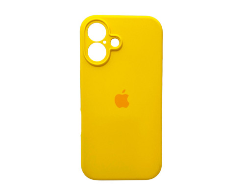 Чохол для смартфона Silicone Full Case AA Camera Protect for Apple iPhone 16 33,Canary Yellow (FullAAi16-33)