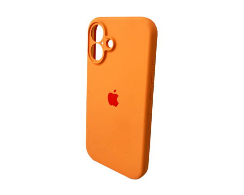 Чохол для смартфона Silicone Full Case AA Camera Protect for Apple iPhone 16 34,Papaya (FullAAi16-34)