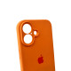 Чохол для смартфона Silicone Full Case AA Camera Protect for Apple iPhone 16 34,Papaya (FullAAi16-34)