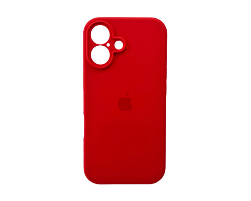 Чохол для смартфона Silicone Full Case AA Camera Protect for Apple iPhone 16 Pro 43,Berry Red (FullAAi16P-43)