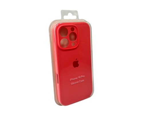 Чохол для смартфона Silicone Full Case AA Camera Protect for Apple iPhone 16 Pro 50,Pink Orange (FullAAi16P-50)