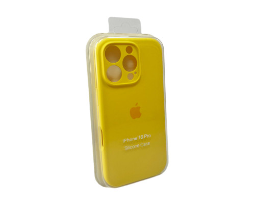 Чохол для смартфона Silicone Full Case AA Camera Protect for Apple iPhone 16 Pro Max 33,Canary Yellow (FullAAi16PM-33)