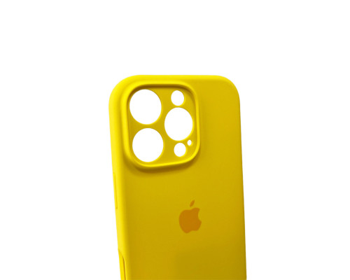 Чохол для смартфона Silicone Full Case AA Camera Protect for Apple iPhone 16 Pro Max 33,Canary Yellow (FullAAi16PM-33)