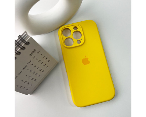 Чохол для смартфона Silicone Full Case AA Camera Protect for Apple iPhone 16 Pro Max 33,Canary Yellow (FullAAi16PM-33)