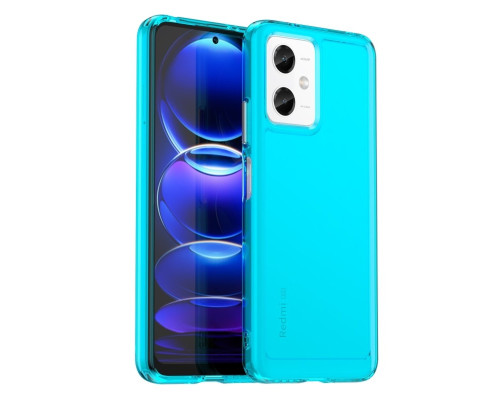 Чохол для смартфона Cosmic Clear Color 2 mm for Xiaomi Redmi Note 12 4G Transparent Blue (ClearColorXRN124GTrBlue)