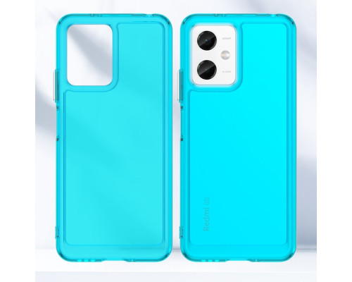 Чохол для смартфона Cosmic Clear Color 2 mm for Xiaomi Redmi Note 12 4G Transparent Blue (ClearColorXRN124GTrBlue)