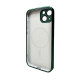 Чохол для смартфона AG Glass Sapphire Frame MagSafe Logo for Apple iPhone 14 Cangling Green (AGSappiFRP14Green)