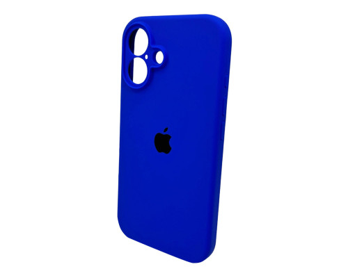 Чохол для смартфона Silicone Full Case AA Camera Protect for Apple iPhone 16 45,Shiny Blue (FullAAi16-45)