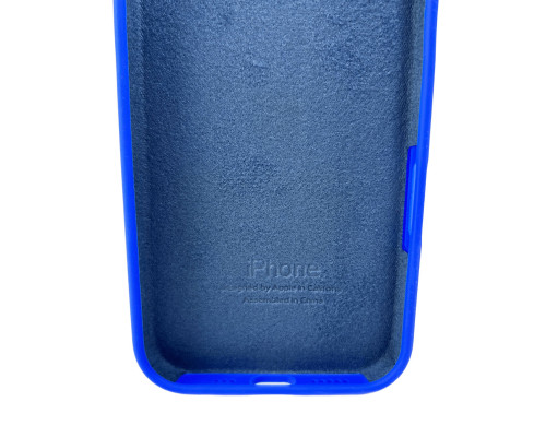 Чохол для смартфона Silicone Full Case AA Camera Protect for Apple iPhone 16 45,Shiny Blue (FullAAi16-45)