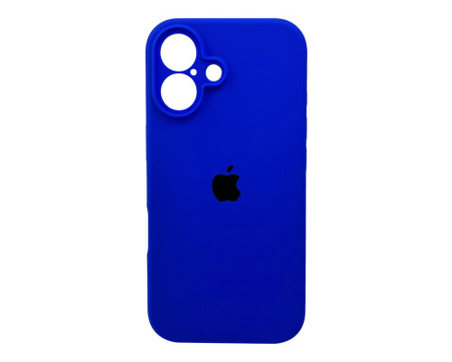 Чохол для смартфона Silicone Full Case AA Camera Protect for Apple iPhone 16 45,Shiny Blue (FullAAi16-45)