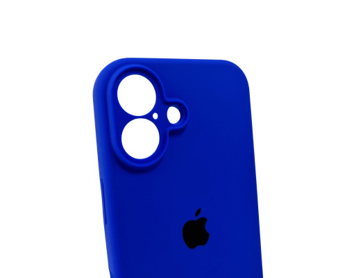 Чохол для смартфона Silicone Full Case AA Camera Protect for Apple iPhone 16 45,Shiny Blue (FullAAi16-45)