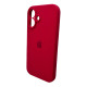 Чохол для смартфона Silicone Full Case AA Camera Protect for Apple iPhone 16 35,Maroon (FullAAi16-35)