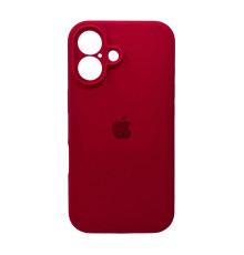 Чохол для смартфона Silicone Full Case AA Camera Protect for Apple iPhone 16 35,Maroon (FullAAi16-35)