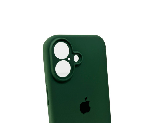 Чохол для смартфона Silicone Full Case AA Camera Protect for Apple iPhone 16 40,Atrovirens (FullAAi16-40)