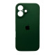 Чохол для смартфона Silicone Full Case AA Camera Protect for Apple iPhone 16 40,Atrovirens (FullAAi16-40)