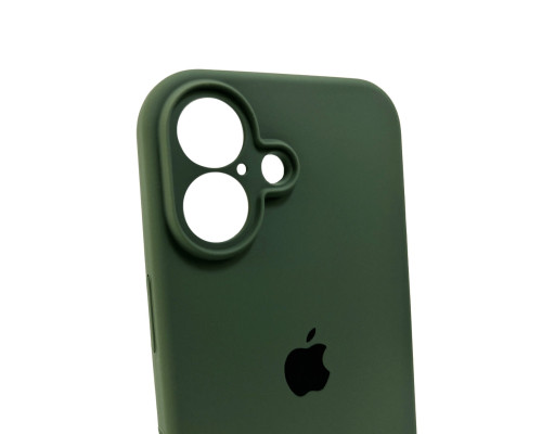 Чохол для смартфона Silicone Full Case AA Camera Protect for Apple iPhone 16 46,Pine Green (FullAAi16-46)