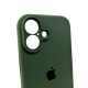 Чохол для смартфона Silicone Full Case AA Camera Protect for Apple iPhone 16 46,Pine Green (FullAAi16-46)