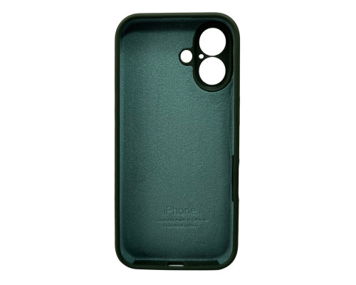 Чохол для смартфона Silicone Full Case AA Camera Protect for Apple iPhone 16 46,Pine Green (FullAAi16-46)