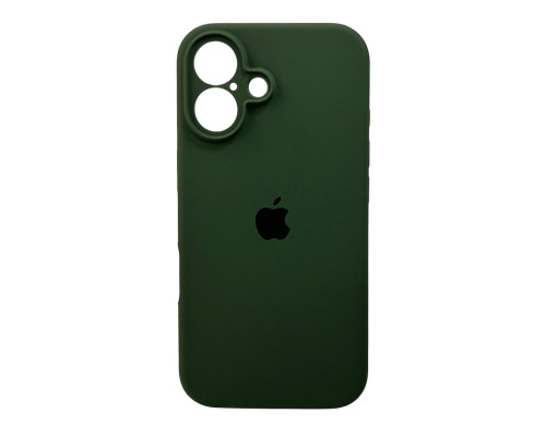 Чохол для смартфона Silicone Full Case AA Camera Protect for Apple iPhone 16 46,Pine Green (FullAAi16-46)