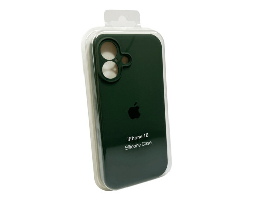 Чохол для смартфона Silicone Full Case AA Camera Protect for Apple iPhone 16 46,Pine Green (FullAAi16-46)