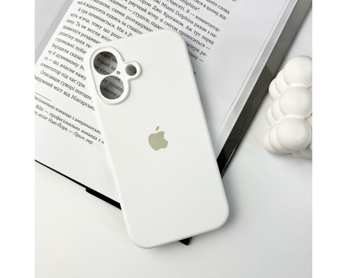 Чохол для смартфона Silicone Full Case AA Camera Protect for Apple iPhone 16 8,White (FullAAi16-8)