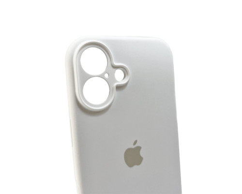 Чохол для смартфона Silicone Full Case AA Camera Protect for Apple iPhone 16 8,White (FullAAi16-8)