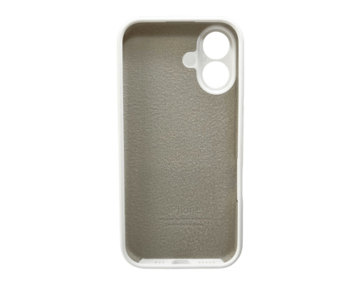 Чохол для смартфона Silicone Full Case AA Camera Protect for Apple iPhone 16 8,White (FullAAi16-8)