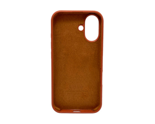 Чохол для смартфона Silicone Full Case AA Open Cam for Apple iPhone 16 42,Saddle Brown (FullOpenAAi16-42)