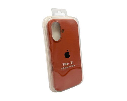 Чохол для смартфона Silicone Full Case AA Open Cam for Apple iPhone 16 42,Saddle Brown (FullOpenAAi16-42)