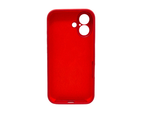 Чохол для смартфона Silicone Full Case AA Camera Protect for Apple iPhone 16 20,China Red (FullAAi16-20)