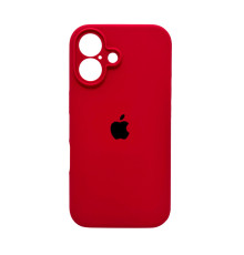 Чохол для смартфона Silicone Full Case AA Camera Protect for Apple iPhone 16 20,China Red (FullAAi16-20)