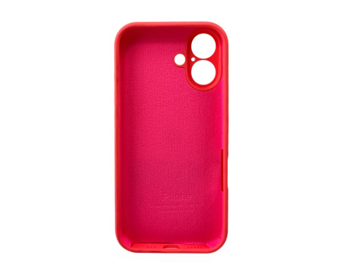 Чохол для смартфона Silicone Full Case AA Camera Protect for Apple iPhone 16 50,Pink Orange (FullAAi16-50)