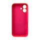Чохол для смартфона Silicone Full Case AA Camera Protect for Apple iPhone 16 50,Pink Orange (FullAAi16-50)