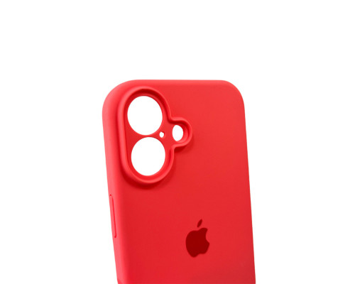 Чохол для смартфона Silicone Full Case AA Camera Protect for Apple iPhone 16 50,Pink Orange (FullAAi16-50)