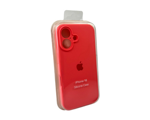 Чохол для смартфона Silicone Full Case AA Camera Protect for Apple iPhone 16 50,Pink Orange (FullAAi16-50)