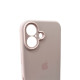 Чохол для смартфона Silicone Full Case AA Camera Protect for Apple iPhone 16 57,Dusty Pink (FullAAi16-57)