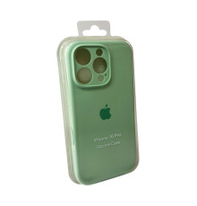 Чохол для смартфона Silicone Full Case AA Camera Protect for Apple iPhone 16 Pro 51,Avokado Green (FullAAi16P-51)