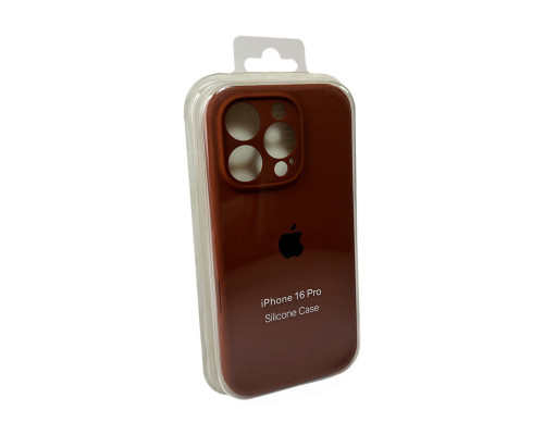 Чохол для смартфона Silicone Full Case AA Camera Protect for Apple iPhone 16 Pro Max 42,Saddle Brown (FullAAi16PM-42)