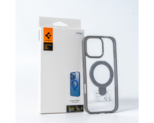 Чохол для смартфона Spigen AAA Magnetic Ring for Apple iPhone 13 Pro Max Grey (SPGMGRING13ProMaxGrey)