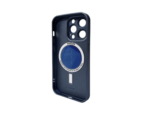 Чохол для смартфона AG Glass Matt Frame Color MagSafe Logo for Apple iPhone 14 Pro Max Navy Blue (AGMattFrameMGiP14PMDBlue)