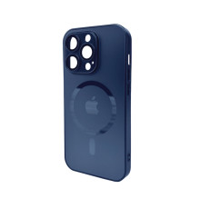 Чохол для смартфона AG Glass Matt Frame Color MagSafe Logo for Apple iPhone 14 Pro Max Navy Blue (AGMattFrameMGiP14PMDBlue)