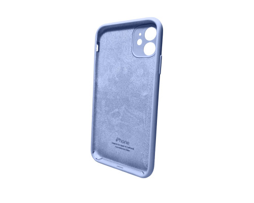 Чохол для смартфона Silicone Full Case AA Camera Protect for Apple iPhone 11 кругл 5,Lilac (FullAAKPi11-5)