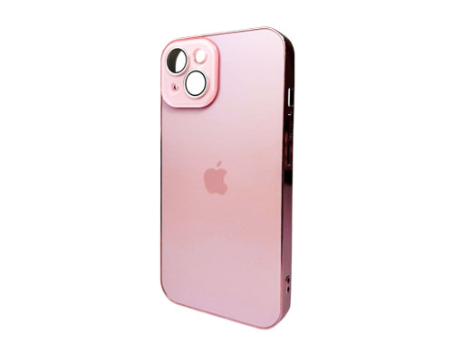 Чохол для смартфона AG Glass Sapphire Frame MagSafe Logo for Apple iPhone 15 Pink (AGSappiFRP15Pink)