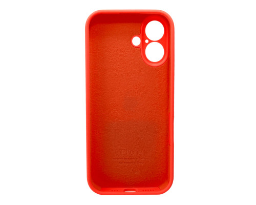 Чохол для смартфона Silicone Full Case AA Camera Protect for Apple iPhone 16 18,Peach (FullAAi16-18)